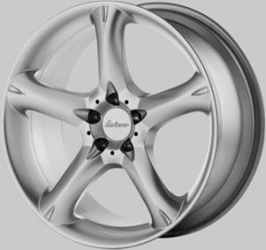 RS 6, 18" one-piece rim silver-painted